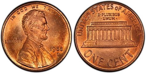 C $63. . 1988 wide am penny
